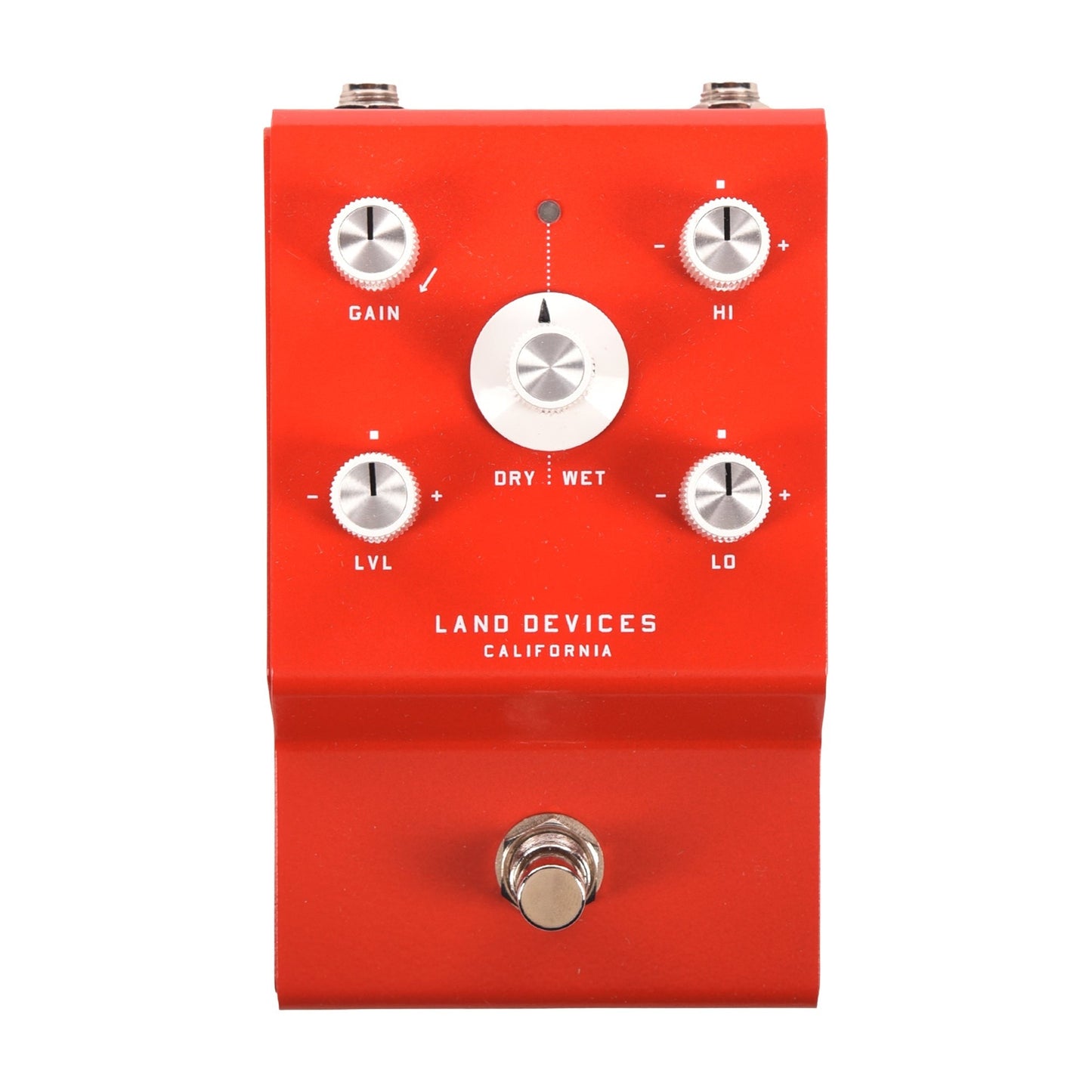 Land Devices Hunter Stereo Distortion Pedal Red