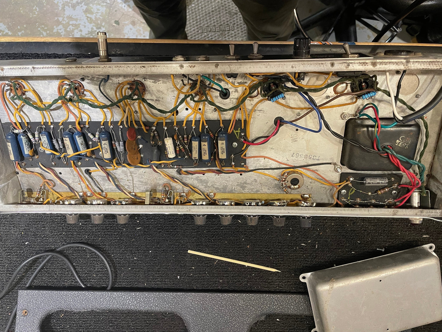 Fender Bandmaster 2-Channel 40-Watt Guitar Amp Head 1967
