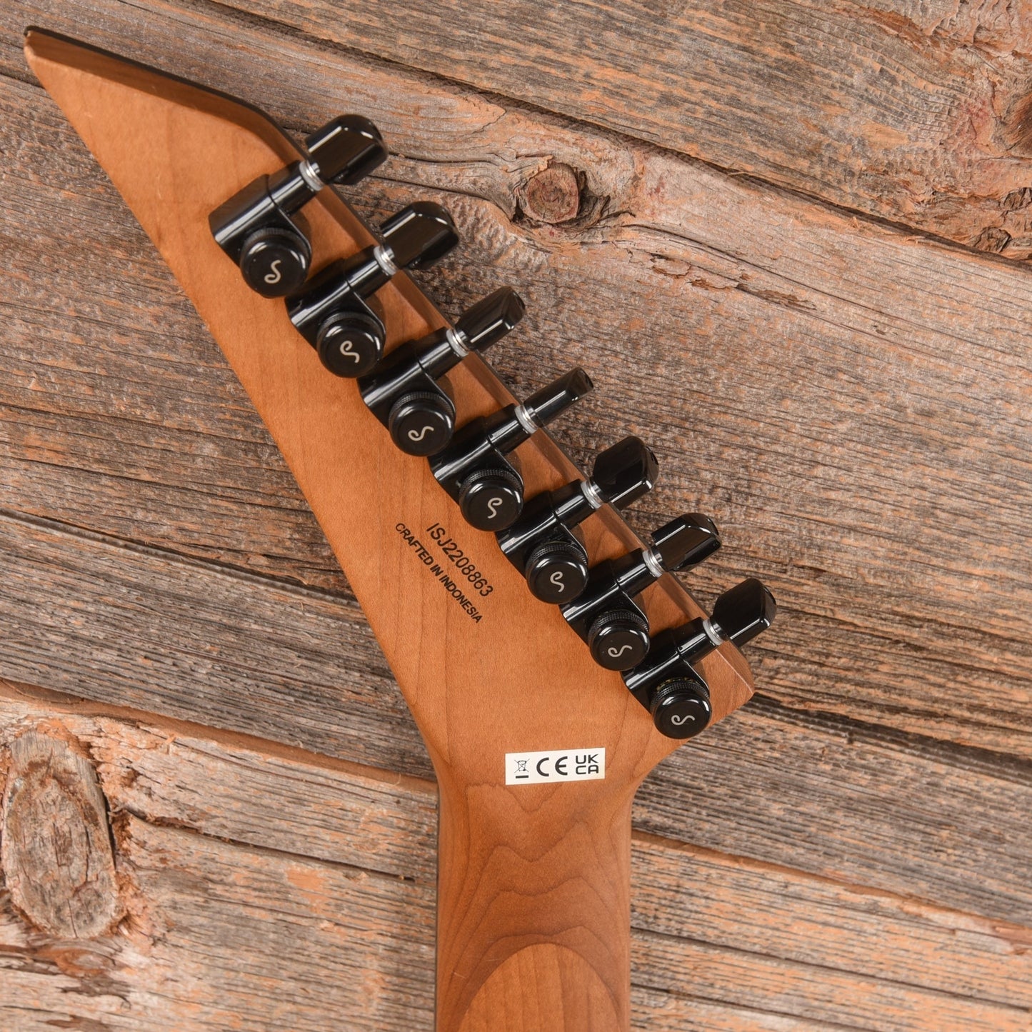 Jackson Dave Davidson Signature Warrior WR7 MAH Walnut Stain 2022