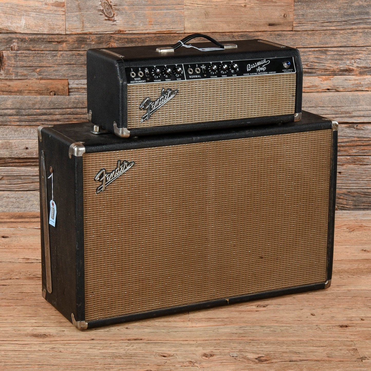 Fender Bassman Head w/ Matching 2x12 Cabinet 1965