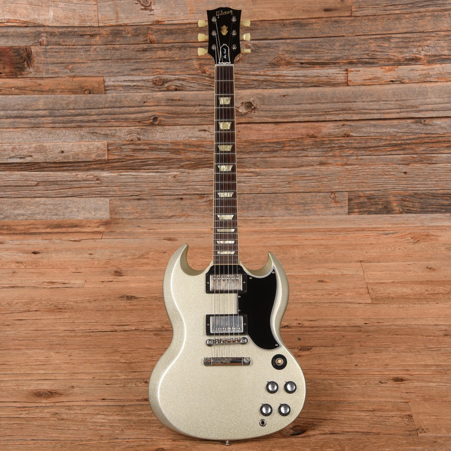 Gibson Custom '61 Les Paul (SG) Reissue "CME Spec" VOS Silver Sparkle