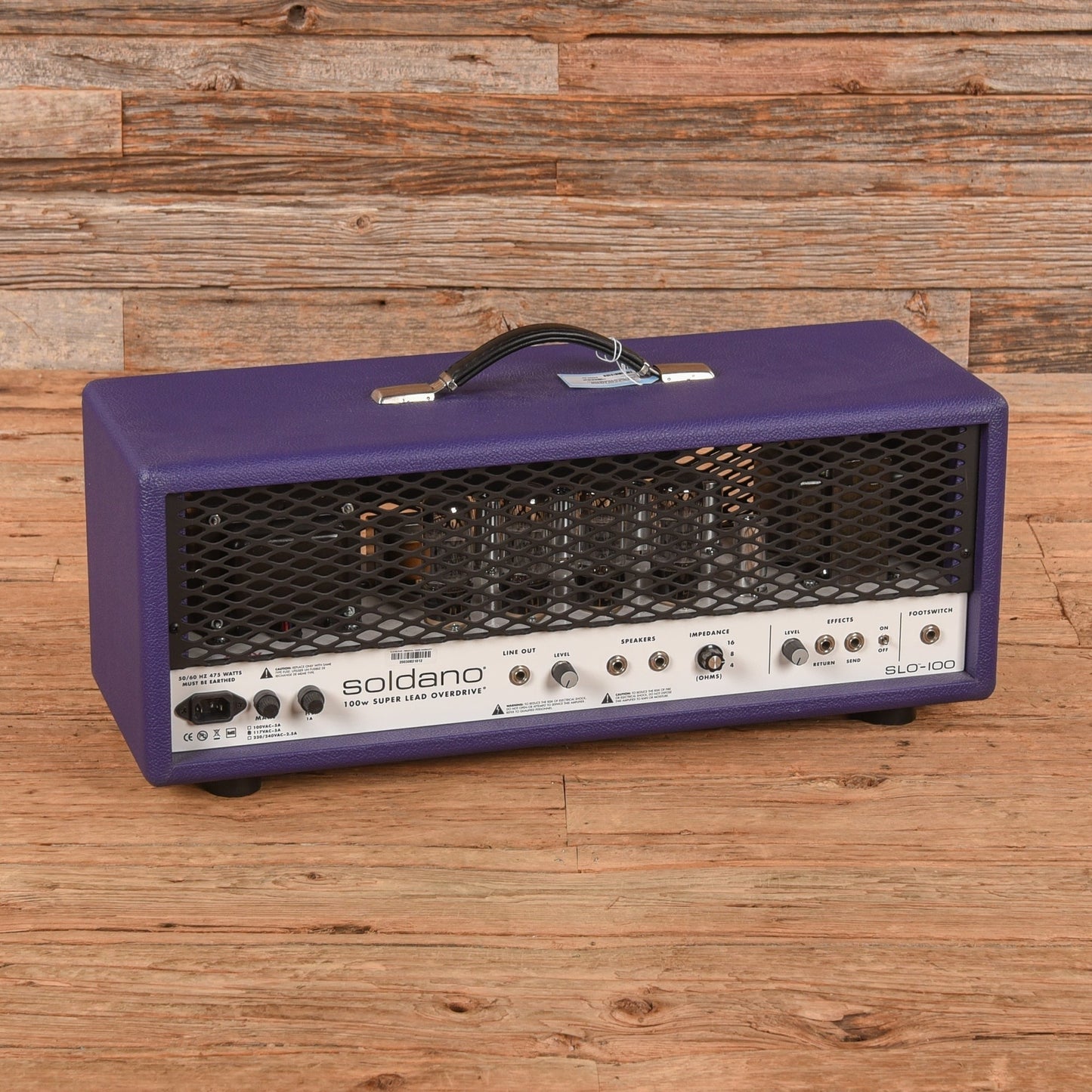 Soldano SLO 100 2-Channel 100-Watt Guitar Amp Head Purple