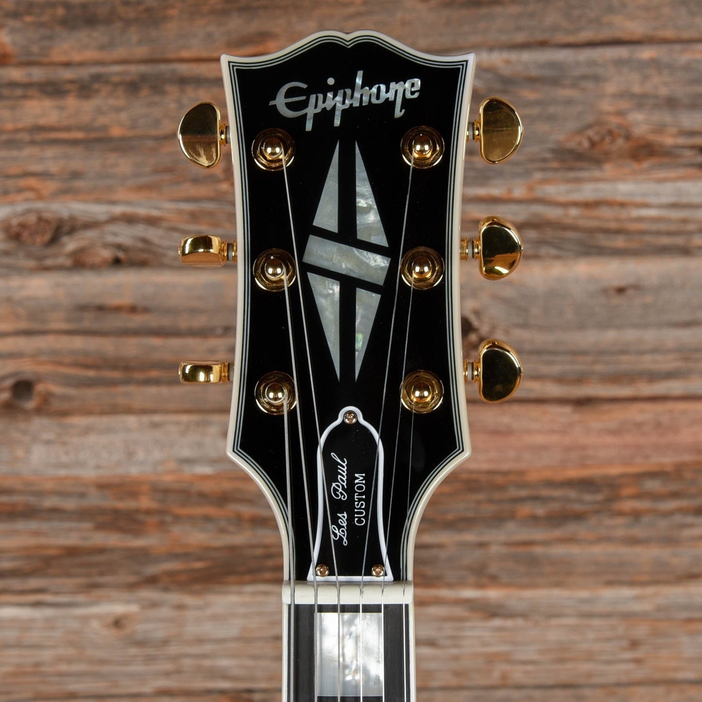Epiphone Inspired by Gibson Custom Les Paul Custom Alpine White 2024