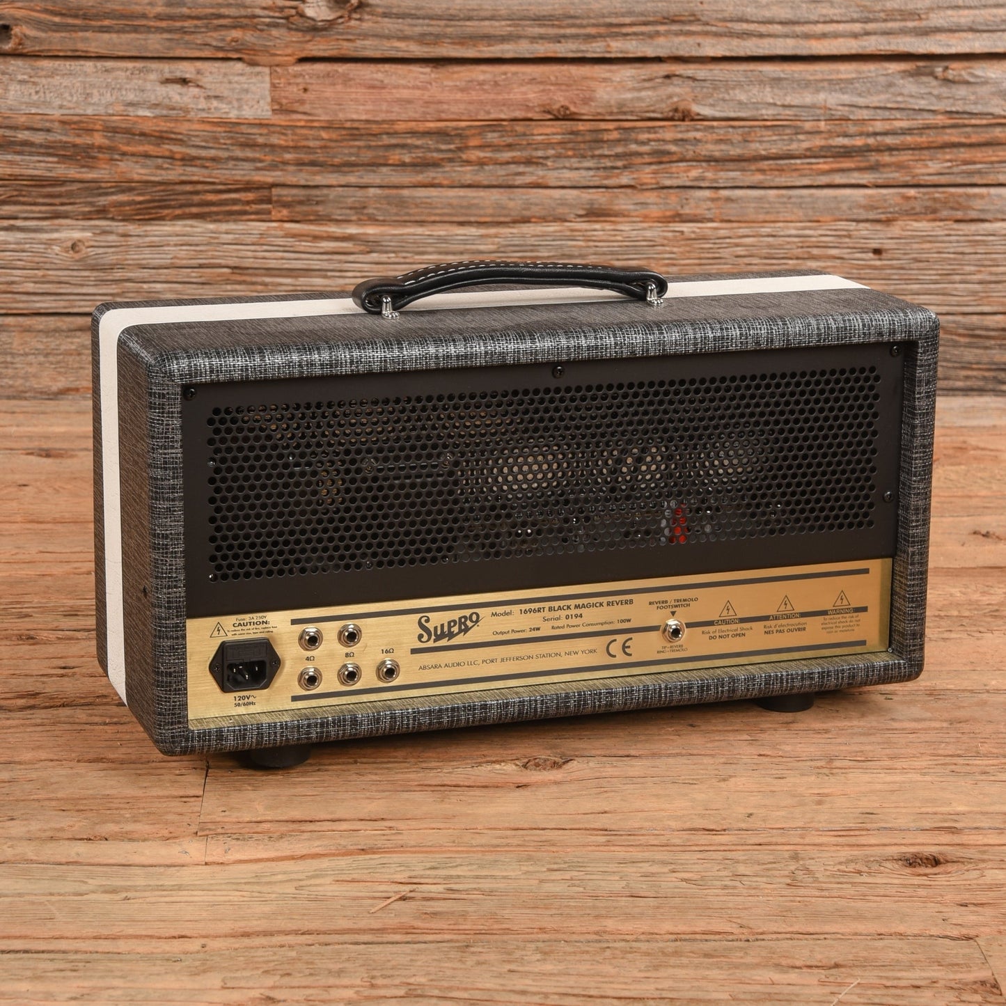 Supro 1696RTH Black Magic Reverb Head
