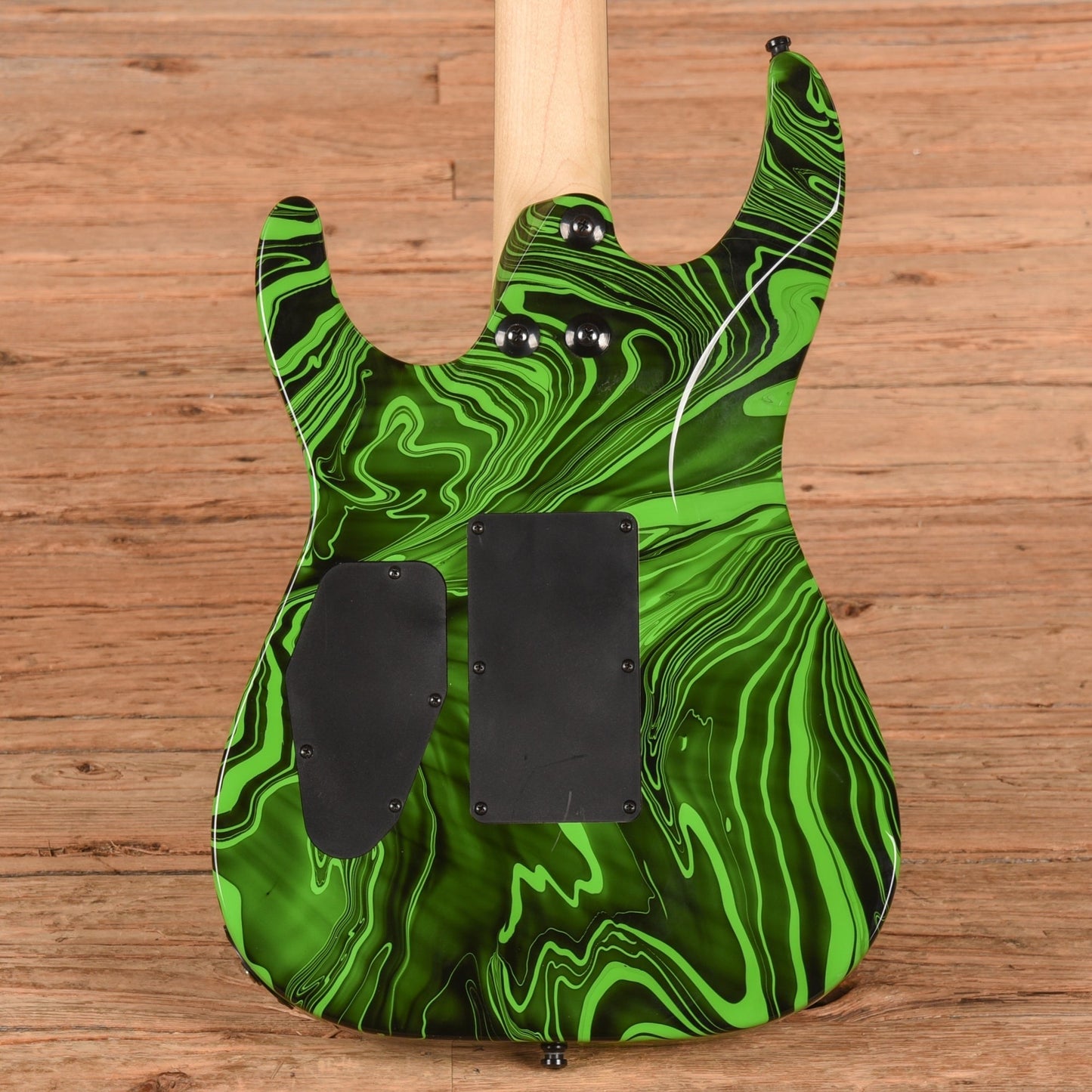 Jackson Pro Series DK2M Dinky Slime Green Swirl 2015