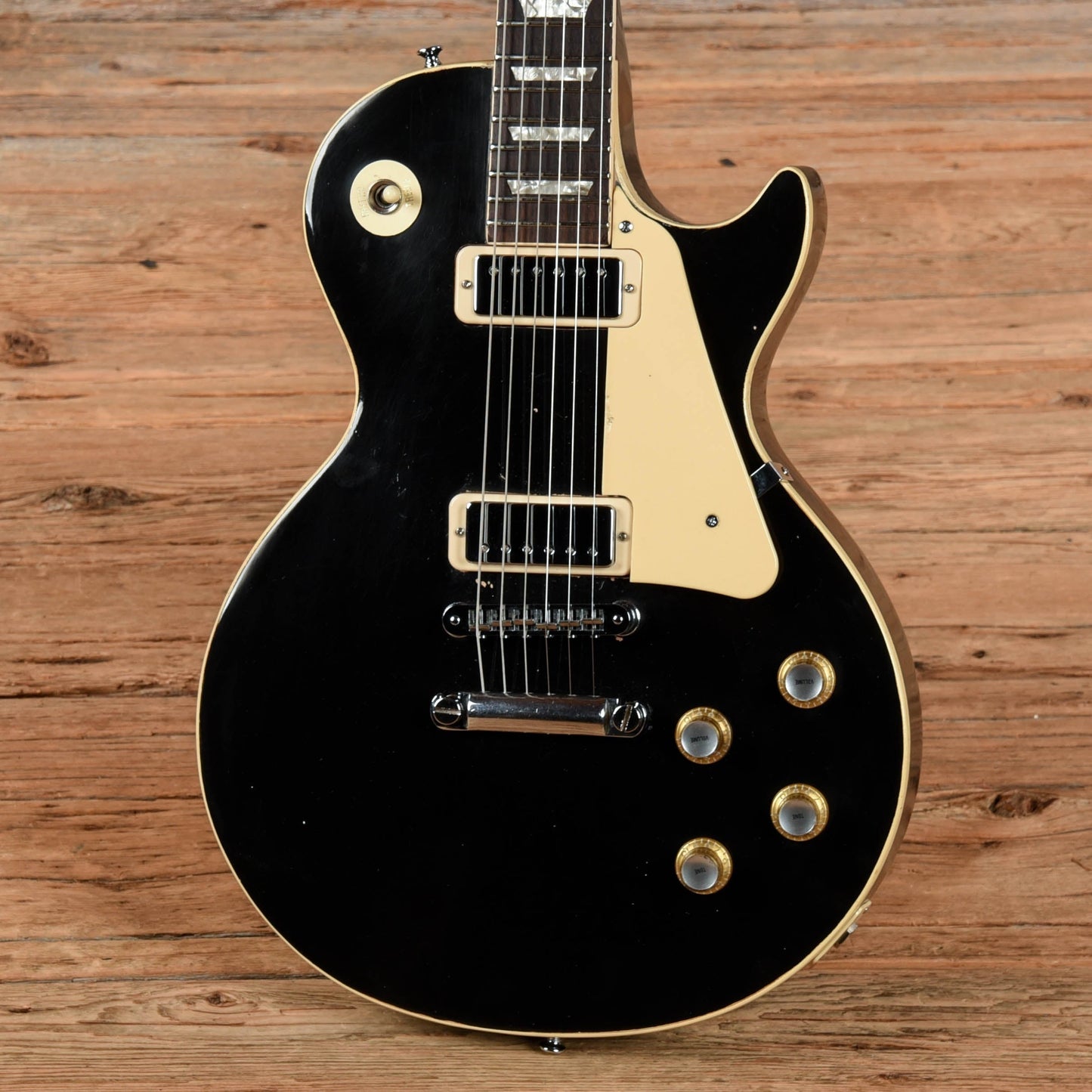 Gibson Les Paul Deluxe Black Refin 1970s