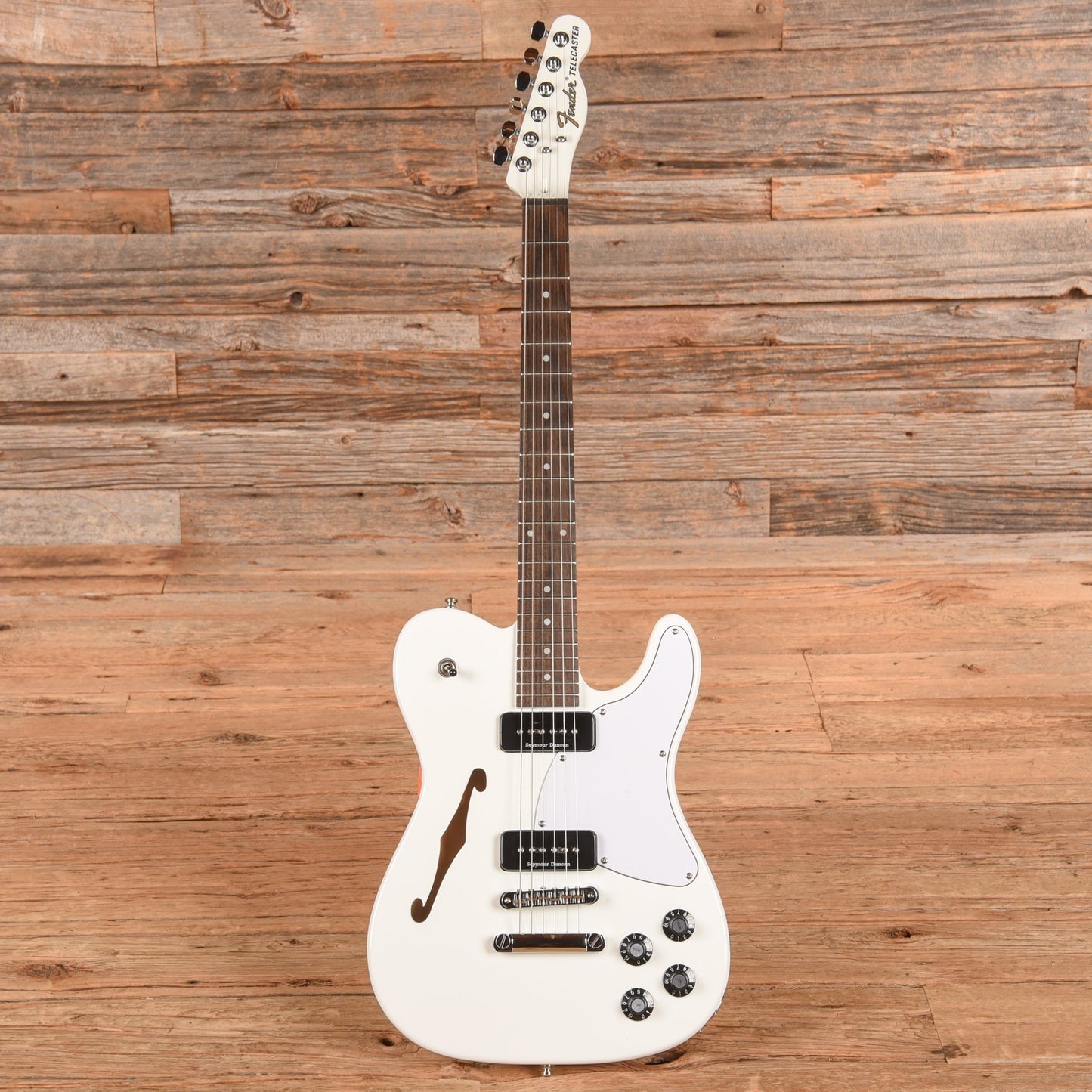 Fender Jim Adkins JA-90 Telecaster Thinline white 2022