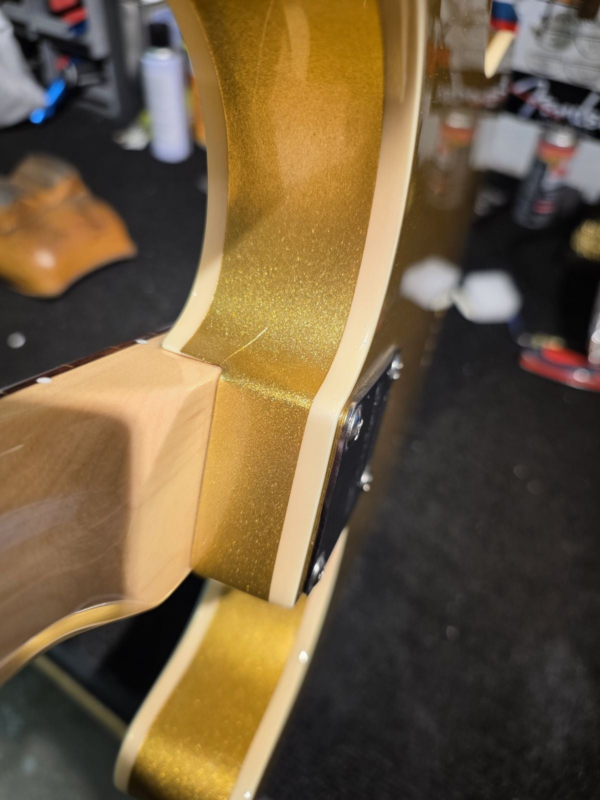 Squier Paranormal Custom Nashville Stratocaster Aztec Gold