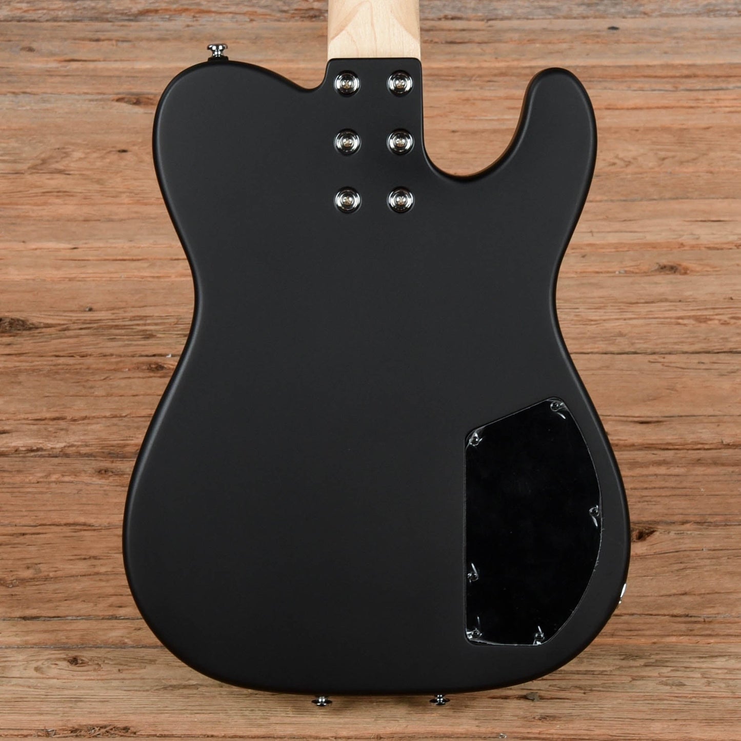 G&L USA ASAT Bass Semi-Hollow Satin Black LEFTY