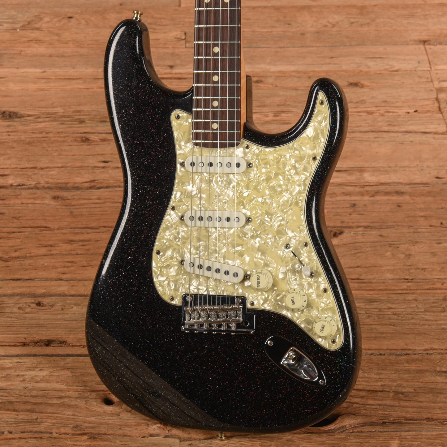 Fender American Classic Stratocaster Holographic Flake Black Sparkle 1995